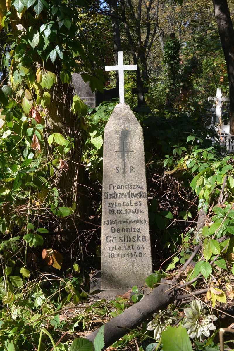 Tombstone of Dionysia Gasirska and Franciszka Siestrzewitowska