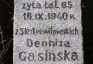 Photo montrant Tombstone of Dionysia Gasirska and Franciszka Siestrzewitowska