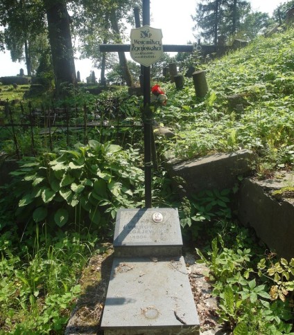 Nagrobek Weroniki Zgajewskiej, cmentarz Na Rossie w Wilnie, stan z 2015 r.