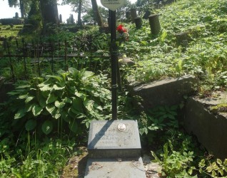 Nagrobek Weroniki Zgajewskiej, cmentarz Na Rossie w Wilnie, stan z 2015 r.