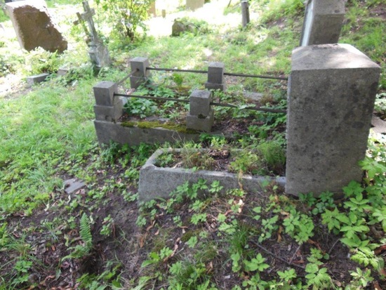 Tombstone of Antoni Kaminski, Na Rossie cemetery in Vilnius, as of 2013