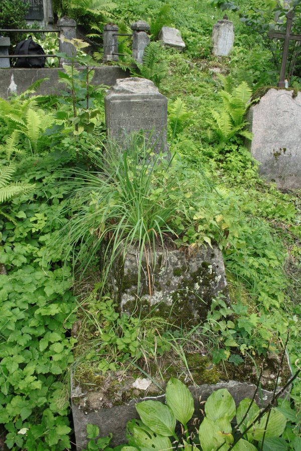 Tombstone of Maria and Władysław Taraszkiewicz, Na Rossie cemetery in Vilnius, as of 2013