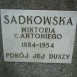 Fotografia przedstawiająca Nagrobek Wiktorii Sadkowskiej