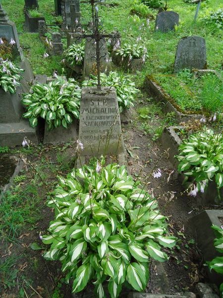 Tombstone of Michalina Sadkowska from the Ross Cemetery in Vilnius, as of 2013