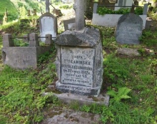 Nagrobek Marii Aleksandrow, cmentarz Na Rossie w Wilnie, stan z 2013