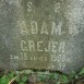 Photo montrant Tombstone of Adam Greyer