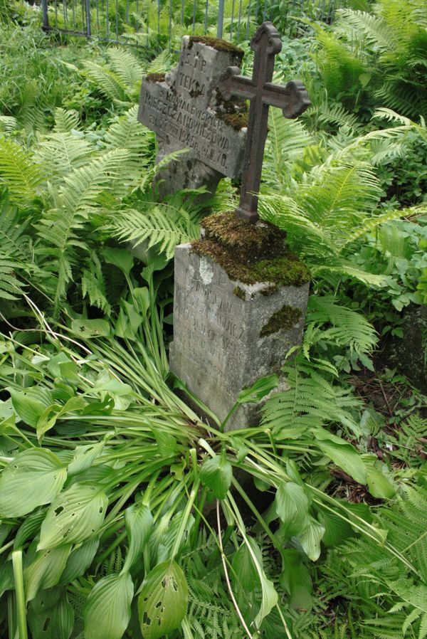 Tombstone of Stanislaw Mieszczanowicz, Na Rossie cemetery in Vilnius, as of 2013