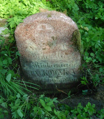 Nagrobek Wincenty Jankowskiej, cmentarz Na Rossie w Wilnie, stan z 2013
