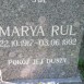 Fotografia przedstawiająca Nagrobek Marii Rul