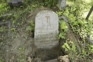 Nagrobek Scholastyki Burnosowej, cmentarz na Rossie w Wilnie, stan z 2013