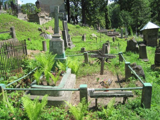 Nagrobek Karoliny Łuszczynskiej, cmentarz na Rossie w Wilnie, stan na 2013 r.