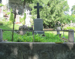 Nagrobek Johanny Torwert, cmentarz na Rossie w Wilnie, stan na 2013 r.