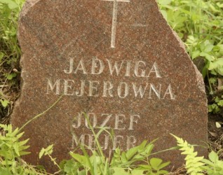 Nagrobek Jadwigi i Józefa Mejerów, cmentarz na Rossie w Wilnie, stan z 2013