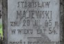 Fotografia przedstawiająca Tombstone of Stanisław Majewski