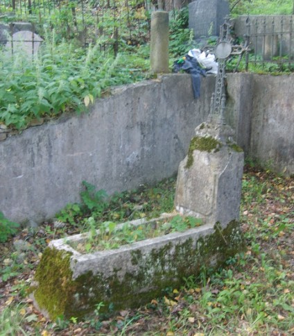 Nagrobek Zofii Cymerskiej, cmentarz Na Rossie w Wilnie, stan z 2013 r.