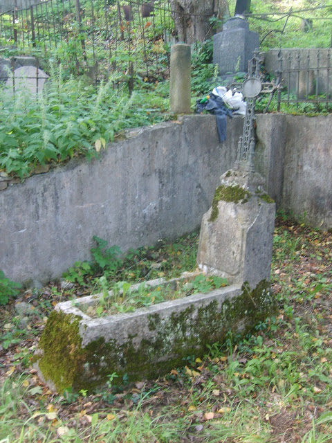 Nagrobek Zofii Cymerskiej, cmentarz Na Rossie w Wilnie, stan z 2013 r.