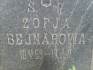 Fotografia przedstawiająca Tombstone of Zofia Bejnar