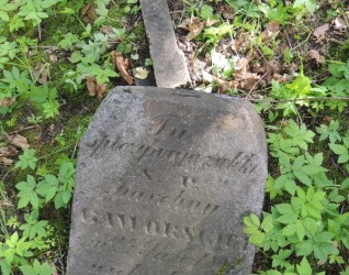 Nagrobek Karoliny Gaworskiej, cmentarz Na Rossie w Wilnie, stan z 2013 r.