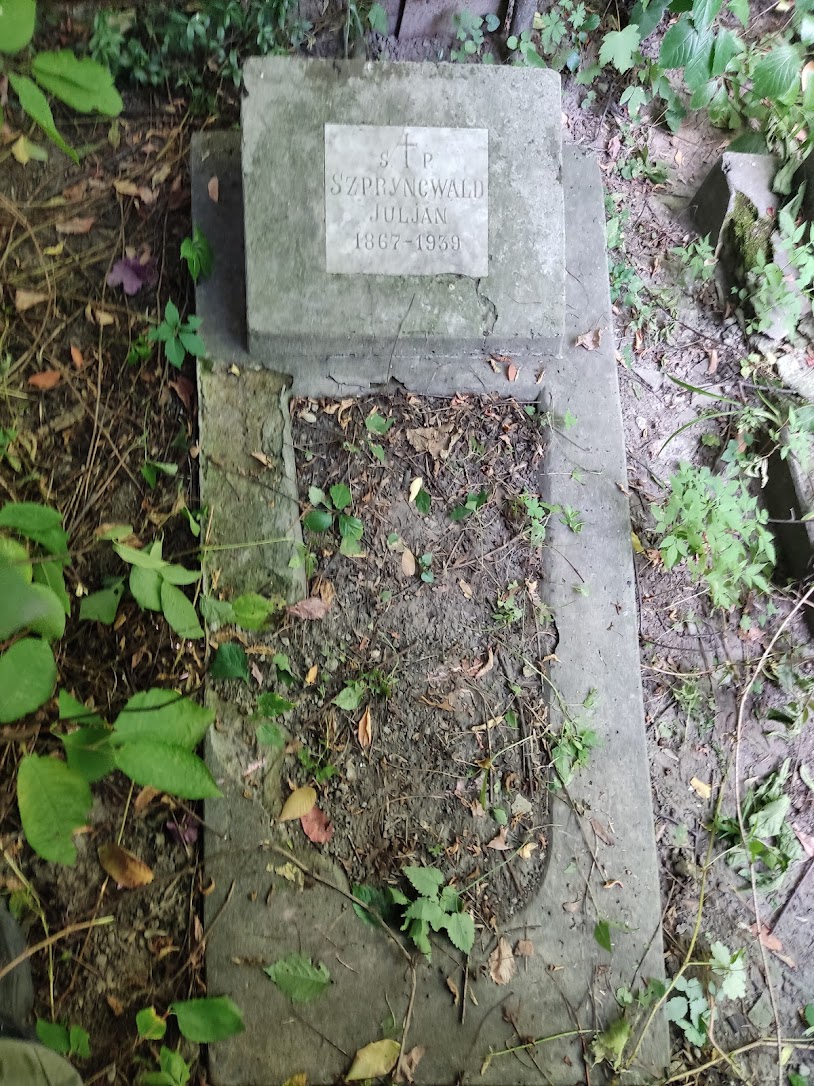 Gravestone of Julian Szpryncwald