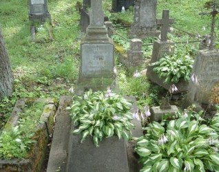 Nagrobek Stanisława Żygo z cmentarza na Rossie w Wilnie, stan z 2013 roku