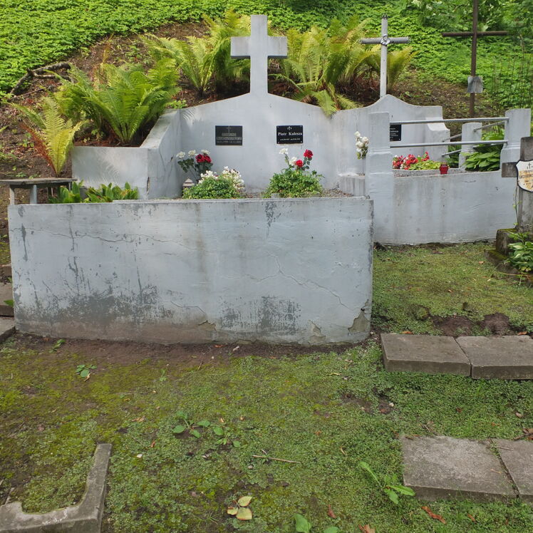 Grobowiec Leopolda Kuleszy, cmentarz Na Rossie w Wilnie, stan z 2013