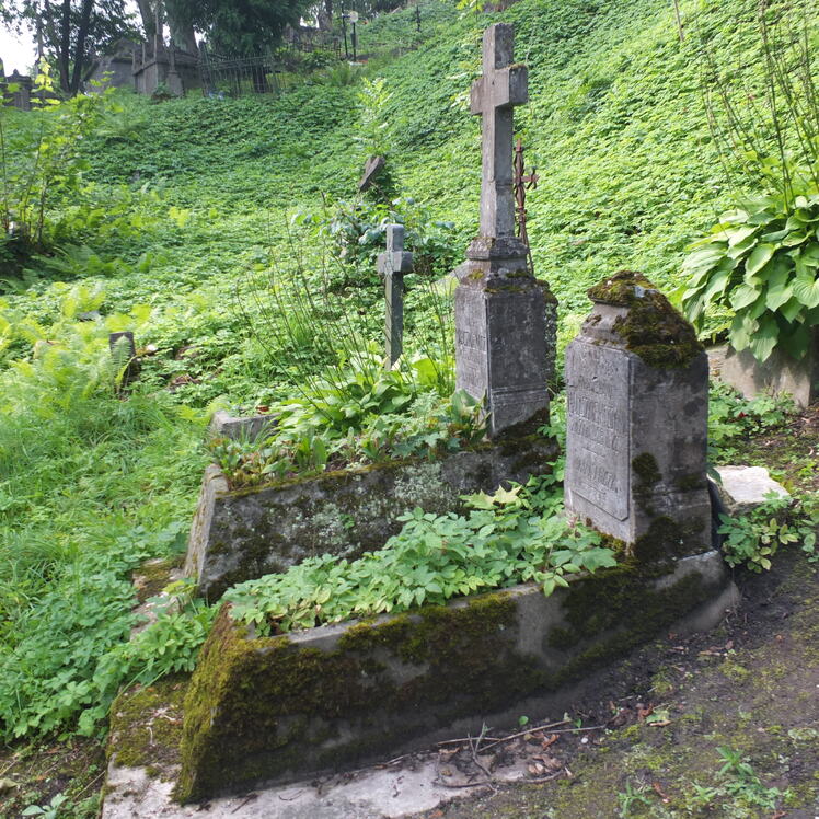 Nagrobek Władysławy Malaszkiewicz, cmentarz Na Rossie w Wilnie, stan z 2013