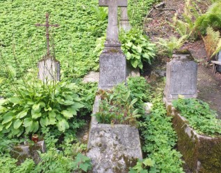 Nagrobek Pawła Małaszkiewicza, cmentarz Na Rossie w Wilnie, stan z 2013