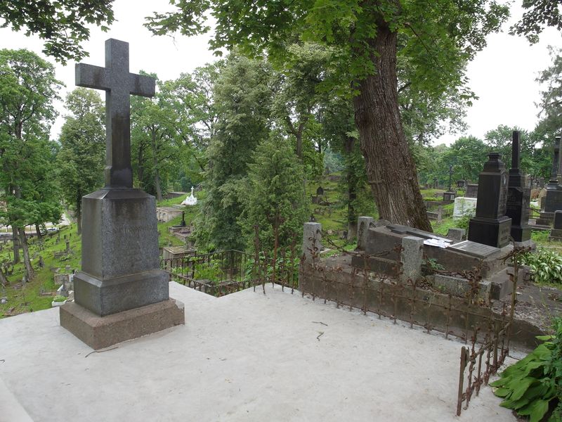 Nagrobek Zygmunta Salmonowicza, cmentarz Na Rossie w Wilnie, stan z 2015