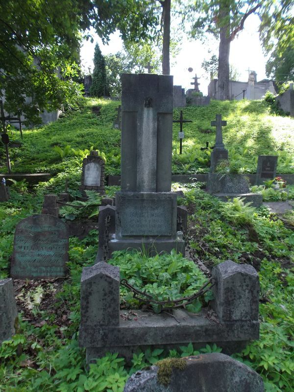 Nagrobek Wilhelminy Januszewskiej, cmentarz Na Rossie w Wilnie, stan z 2012 roku