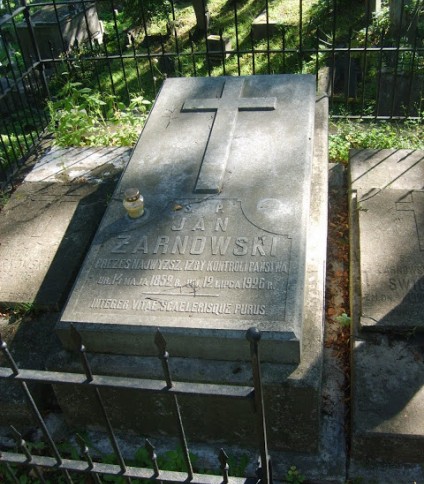 Nagrobek Jana Żarnowskiego, cmentarz Na Rossie w Wilnie, stan z 2013 r.