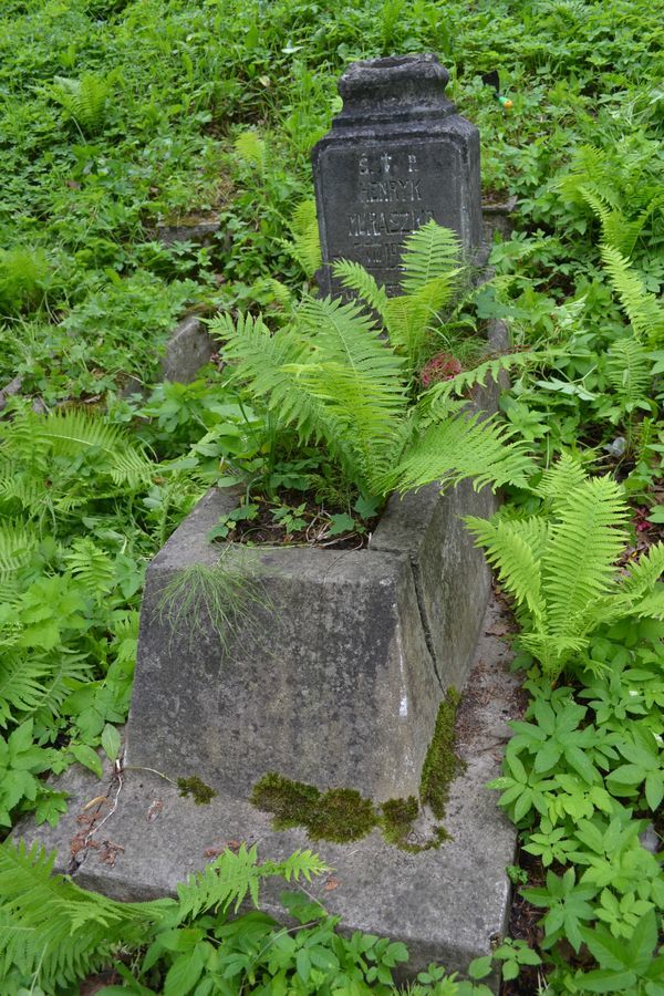 Tombstone of Henryk Muraszko, Na Rossie cemetery in Vilnius, as of 2013