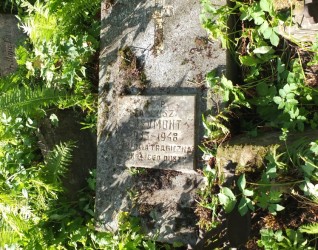 Nagrobek Tadeusza Ejsymonta, cmentarz Na Rossie w Wilnie, stan z 2013