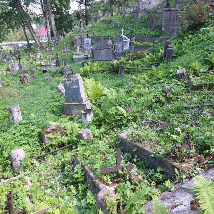 Tombstone of Maria Kookelygin, Na Rossa cemetery, Vilnius, 2013