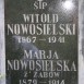 Fotografia przedstawiająca Nagrobek Marii i Witolda Nowosielskich