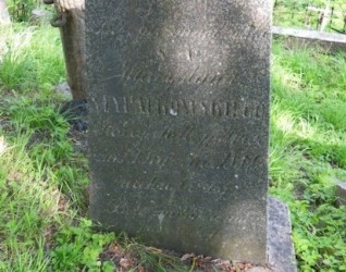 Nagrobek Władysława Stypałkowskiego, cmentarz Na Rossie w Wilnie, stan z 2013