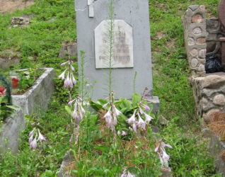 Nagrobek Wiktorii Huryn, cmentarz na Rossie w Wilnie, stan na 2013 r.