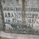 Photo montrant Tombstone of Józefa Adamowicz
