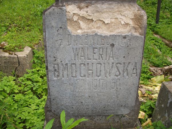 Nagrobek Walerii Dmochowskiej, cmentarz na Rossie w Wilnie, stan na 2013 r.