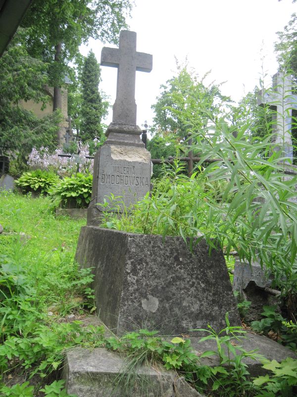Nagrobek Walerii Dmochowskiej, cmentarz na Rossie w Wilnie, stan na 2013 r.