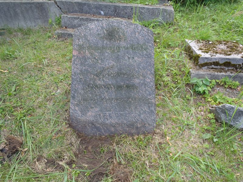 Tombstone of Jan Banel, Ross Cemetery in Vilnius, as of 2013.