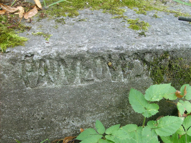 Fragment of Paulina Michalowska's tombstone, Na Rossie cemetery in Vilnius, as of 2013.