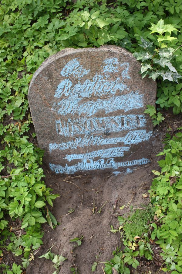 Tombstone of Rozalia Lisowska, Rossa cemetery in Vilnius, as of 2013