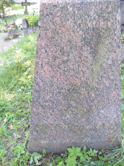 Tombstone of Filomena, Joseph, Petronella and Stanislaw Czarnowski, Na Rossa cemetery in Vilnius, as of 2013