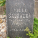 Fotografia przedstawiająca Tombstone of Adela Sadowska