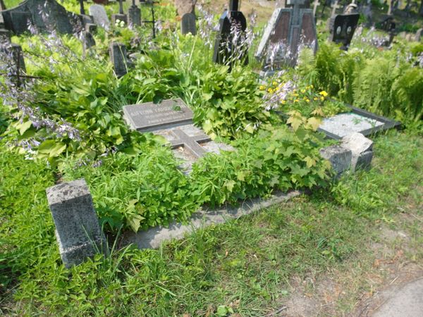 Tombstone of Antoni Targoński, Rossa cemetery in Vilnius, as of 2013