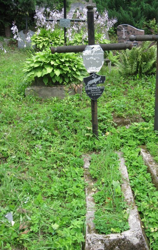 Tombstone of Helena Laudorowicz, Ross cemetery in Vilnius, as of 2013.