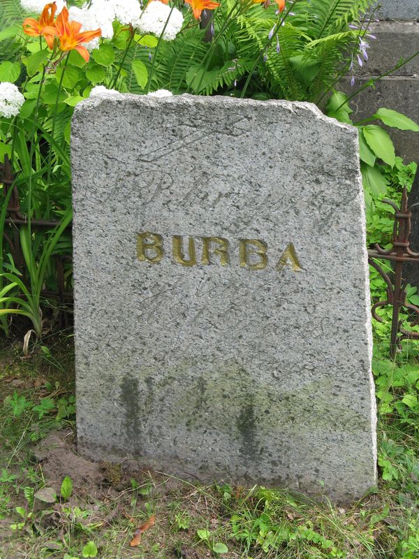Tombstone of Krzysztof Burba and Jozef Kozakiewicz, Ross cemetery in Vilnius, as of 2013.