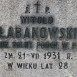 Photo montrant Tombstone of Witold Łabanowski