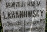 Fotografia przedstawiająca Tombstone of Maria and Andrzej Łabanowski