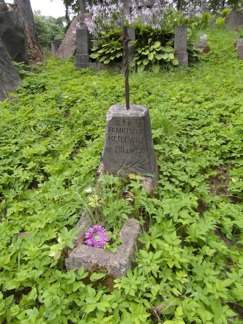 Nagrobek Franciszka Matlewicza, cmentarz Na Rossie w Wilnie, stan z 2013
